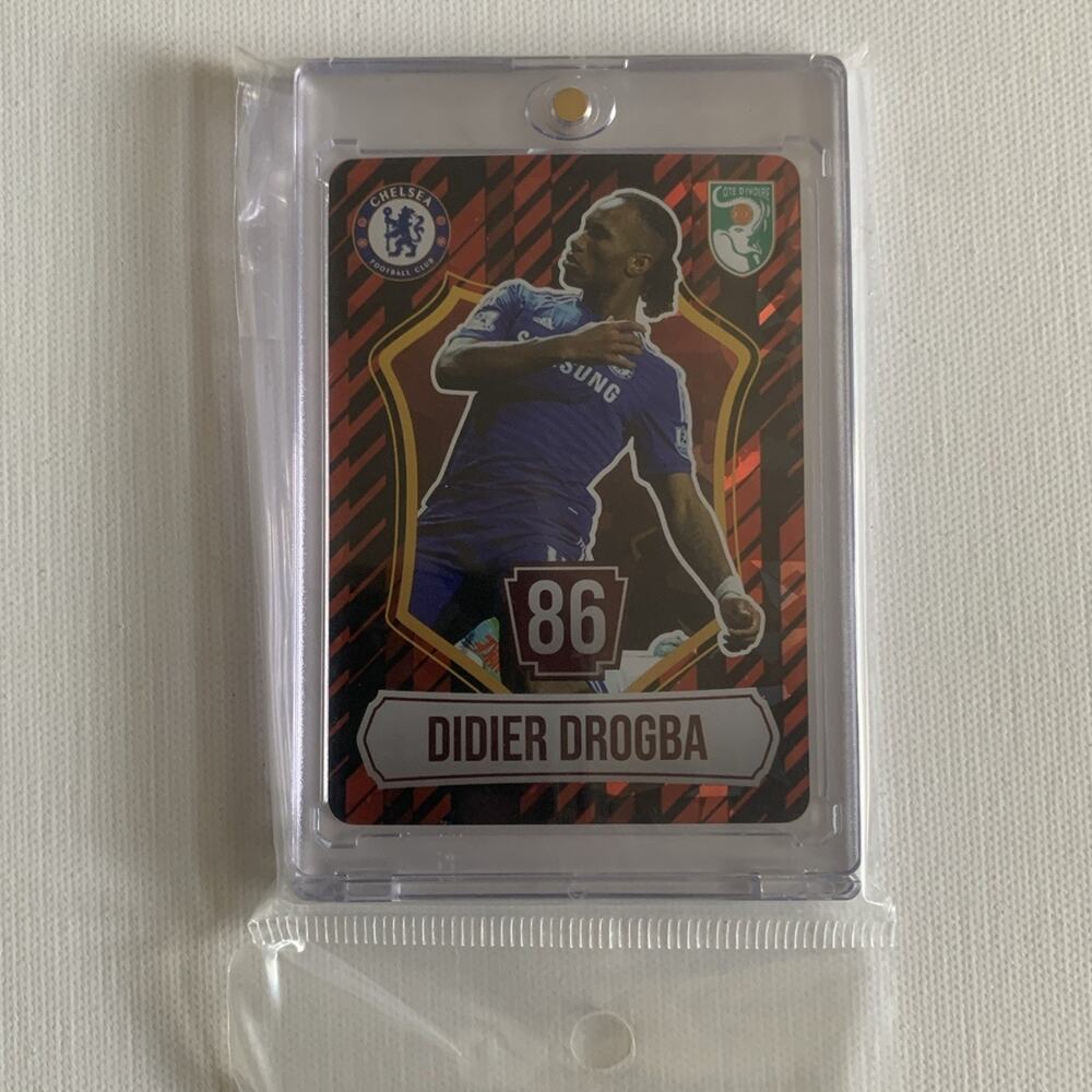 Didier Drogba Chelsea FC #86 Holo Foil Card 2024-25 Grass Games Collection
